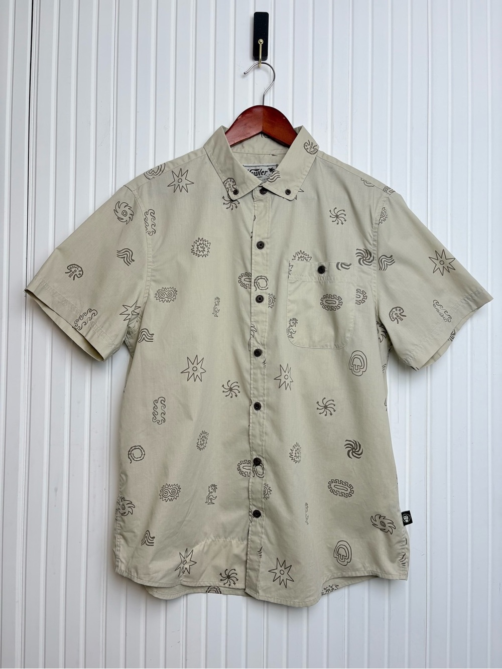 Howler Brothers Men’s Medium Collared Mansfield Shirt Button Up Casual